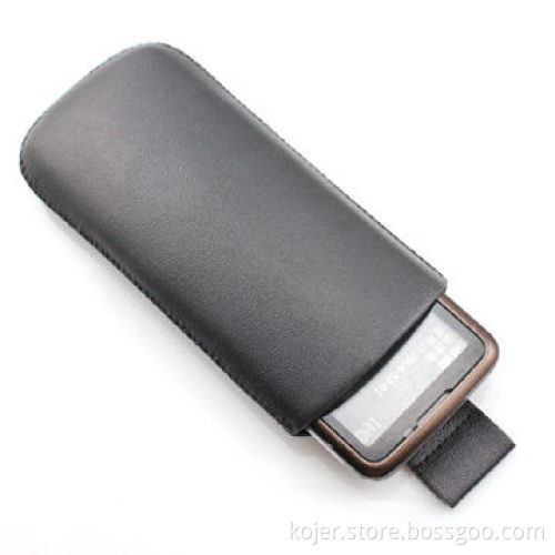 Leather Mobile Phone Case for Nokia, Made of PU Leather with Retractable Pull-tab on Back